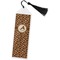 Giraffe Print Bookmark with tassel - Flat