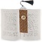 Giraffe Print Bookmark with tassel - In book