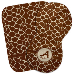 Giraffe Print Burp Cloth (Personalized)