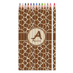 Giraffe Print Colored Pencils (Personalized)