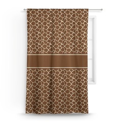 Giraffe Print Curtain - 50"x84" Panel