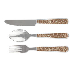 Giraffe Print Cutlery Set (Personalized)