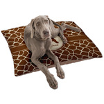 Giraffe Print Dog Bed - Large w/ Name and Initial