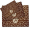 Giraffe Print Dog Food Mat - MAIN (sm, med, lrg)