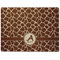 Giraffe Print Dog Food Mat - Medium without bowls