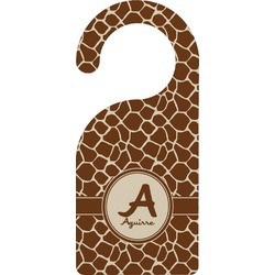 Giraffe Print Door Hanger (Personalized)