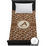 Giraffe Print Duvet Cover - Twin XL (Personalized)