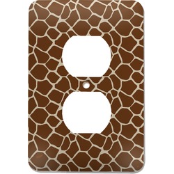 Giraffe Print Electric Outlet Plate