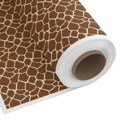 Giraffe Print Fabric by the Yard - Spun Polyester Poplin
