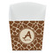 Giraffe Print French Fry Favor Box - Front View