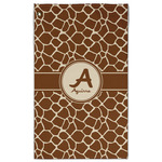 Giraffe Print Golf Towel - Poly-Cotton Blend w/ Name and Initial