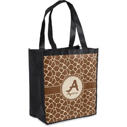 Giraffe Print Grocery Bag (Personalized)