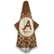 Giraffe Print Hooded Towel - Hanging