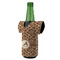 Giraffe Print Jersey Bottle Cooler - ANGLE (on bottle)