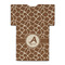 Giraffe Print Jersey Bottle Cooler - BACK (flat)