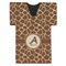 Giraffe Print Jersey Bottle Cooler - FRONT (flat)