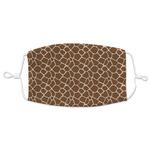 Giraffe Print Adult Cloth Face Mask - XLarge