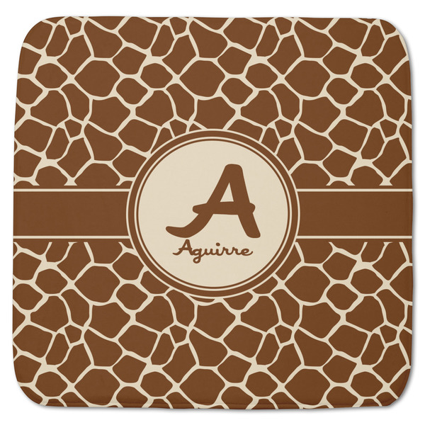 Custom Giraffe Print Memory Foam Bath Mat - 48"x48" (Personalized)