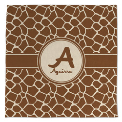 Giraffe Print Microfiber Dish Towel (Personalized)