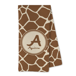 Giraffe Print Kitchen Towel - Microfiber (Personalized)