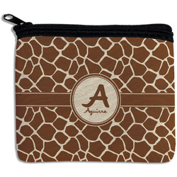 Giraffe Print Rectangular Coin Purse (Personalized)