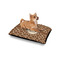 Giraffe Print Outdoor Dog Beds - Small - IN CONTEXT