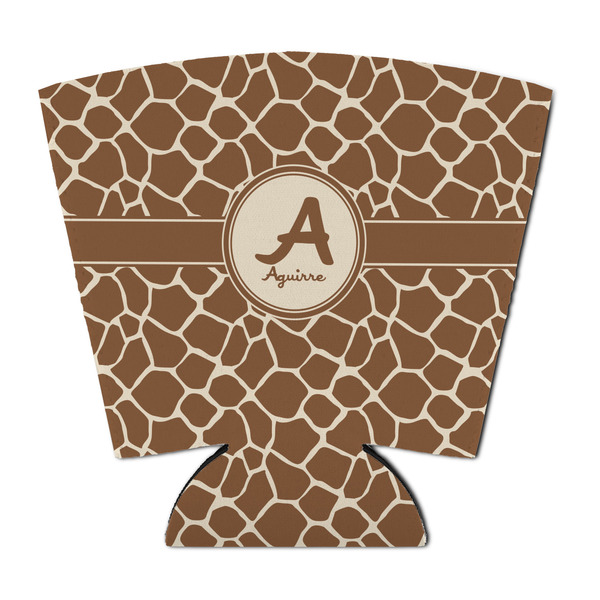 Custom Giraffe Print Party Cup Sleeve - with Bottom (Personalized)