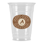 Giraffe Print Party Cups - 16oz (Personalized)