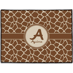 Giraffe Print Door Mat (Personalized)