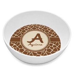 Giraffe Print Melamine Bowl - 8 oz (Personalized)