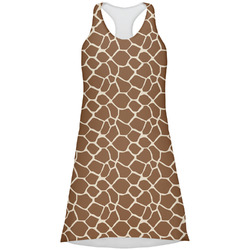 Giraffe Print Racerback Dress - X Large