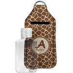 Giraffe Print Hand Sanitizer & Keychain Holder - Large (Personalized)