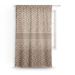 Giraffe Print Sheer Curtain