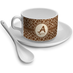 Giraffe Print Tea Cup - Single (Personalized)