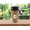 Giraffe Print Travel Mug Lifestyle (Personalized)