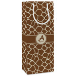 Giraffe Print Wine Gift Bags - Gloss (Personalized)