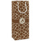 Giraffe Print Wine Gift Bag - Matte - Main