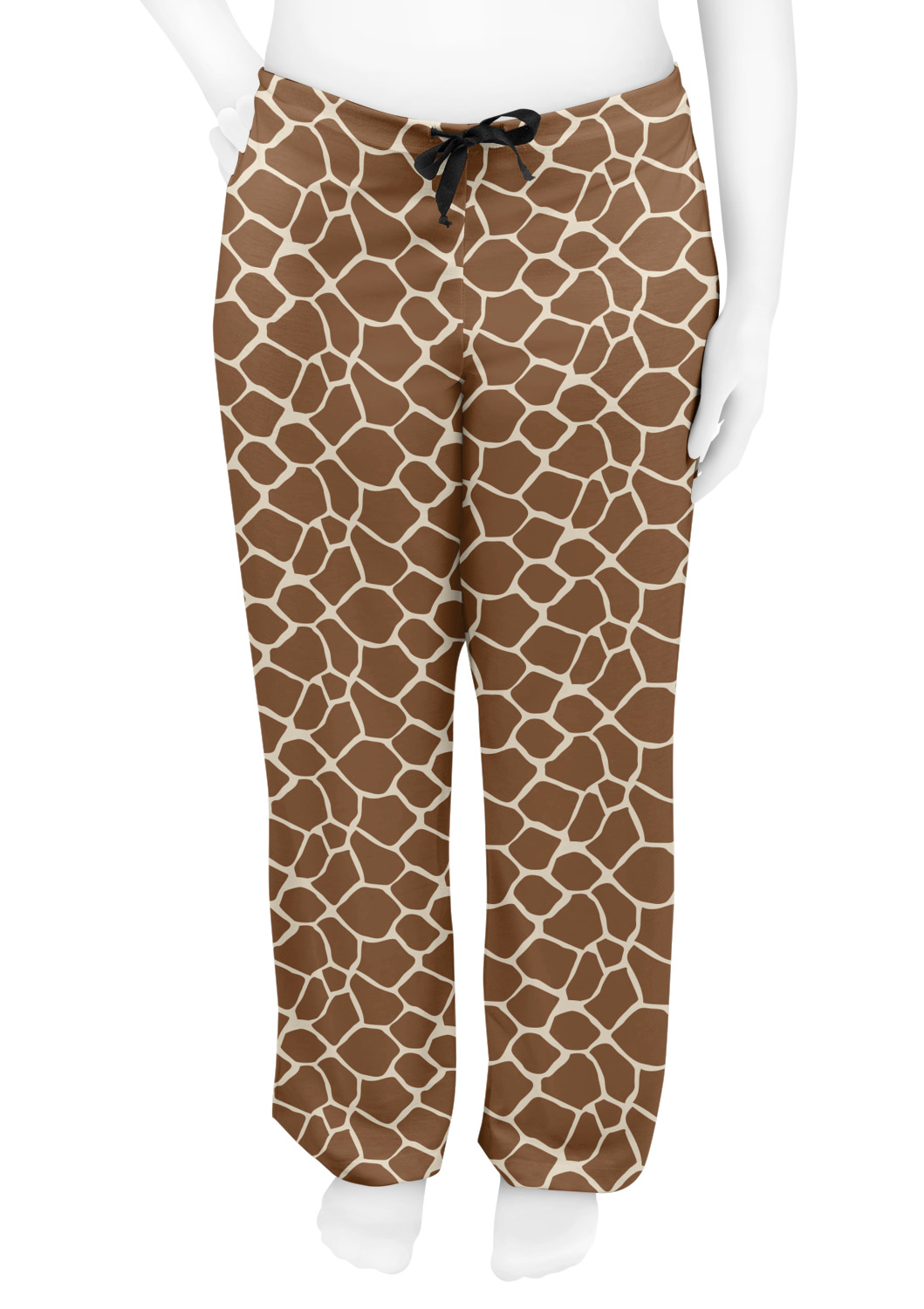 Giraffe print cheap pajamas for adults