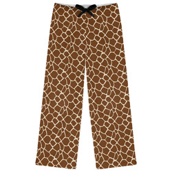 Giraffe Print Womens Pajama Pants - S