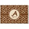 Giraffe Print Basket Weave Floor Mat