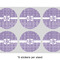 Greek Key 3" Multipurpose Round Labels - Sheet