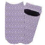 Greek Key Adult Ankle Socks