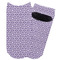 Greek Key Adult Ankle Socks - Single Pair - Front and Back