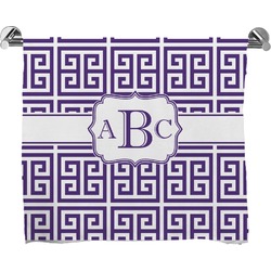 Greek Key Bath Towel (Personalized)