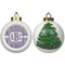 Greek Key Ceramic Christmas Ornament - X-Mas Tree (APPROVAL)