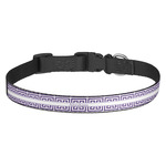 Greek Key Dog Collar (Personalized)