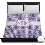 Greek Key Duvet Cover - Full / Queen (Personalized)