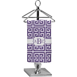 Greek Key Finger Tip Towel - Full Print (Personalized)