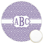 Greek Key Printed Cookie Topper - 3.25" (Personalized)