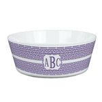 Greek Key Kid's Bowl (Personalized)